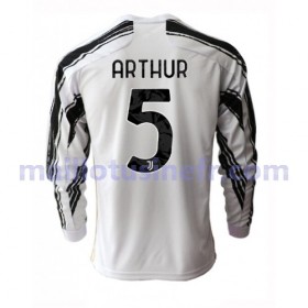 Maillot de Foot Juventus Arthur Melo 5 Domicile 2020-21 Manches Longues